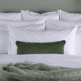 180 Thread Count Evelyn White King Pillowcase Set