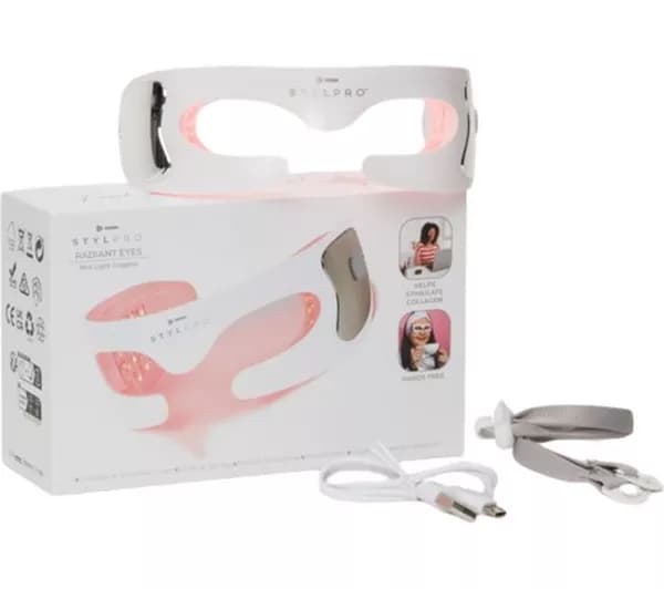 STYLPRO Radiant Eyes Red LED Goggles - White