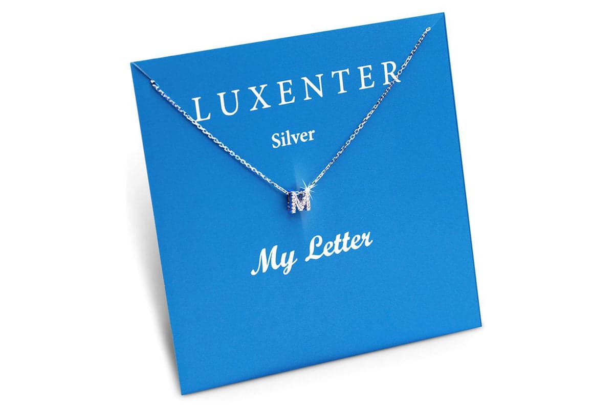 Luxenter Sterling Silver Letter Stone Set