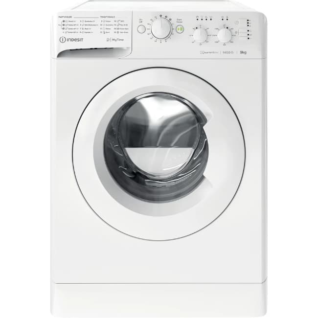 Indesit 9KG 1400 Spin Washing Machine - White | MTWC 91495 W UK N