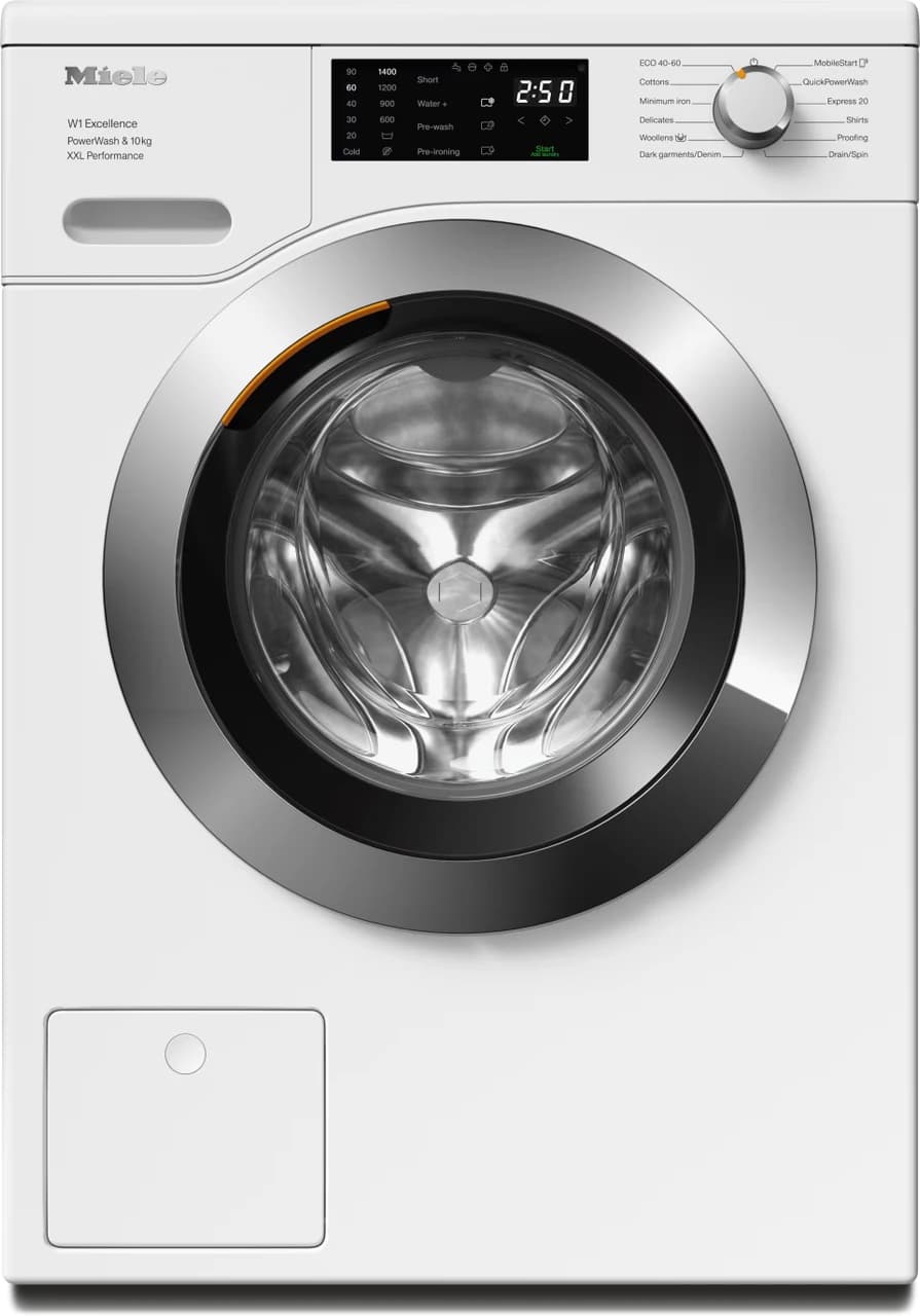Miele WEK365WCS 10kg Honeycomb Drum with Pre-Ironing – White