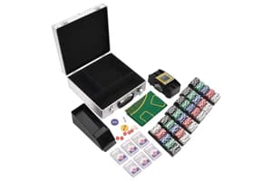 vidaXL 80414 Poker Chip Set 600 Pcs 11.5 G