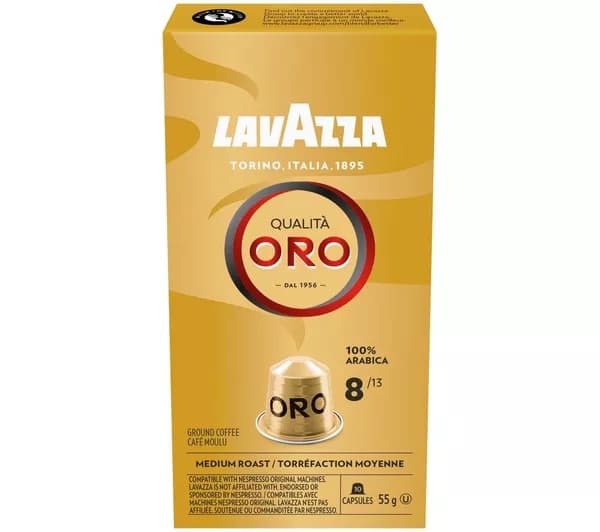 LAVAZZA Qualità Oro Coffee Pods - 10 Servings