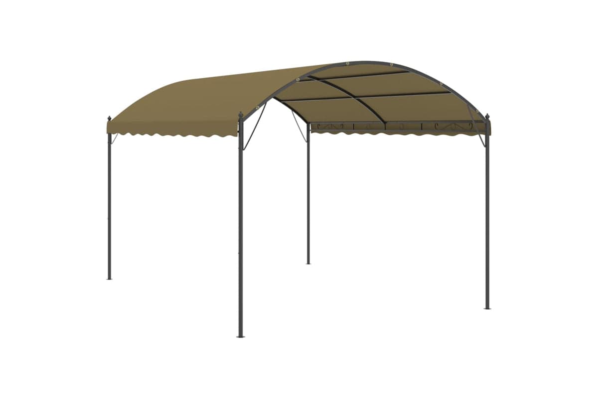 Vidaxl 312217 Gazebo 4x3x2.6 M Taupe