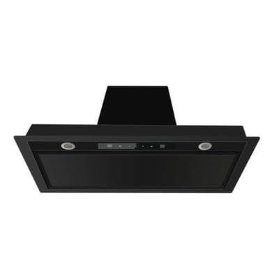 GRADE A1 - electriQ 80cm Canopy Cooker Hood - Black