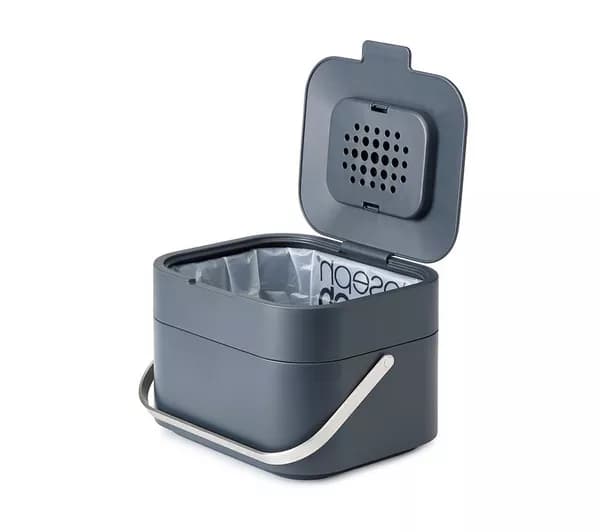 JOSEPH JOSEPH Stack Food Waste Caddy with Odour Filter - Graphite