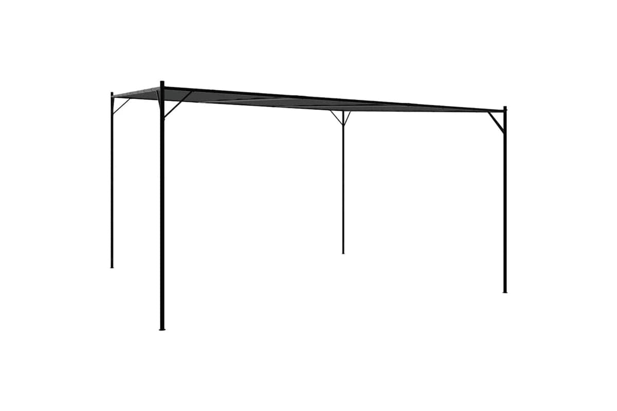 Vidaxl 362465 Gazebo Anthracite 4x4 M Fabric And Steel