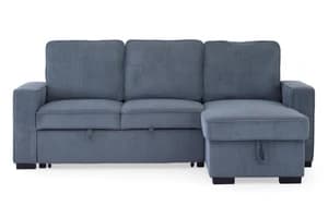 Leanne Chaise Sofa Bed | Reversible | Grey
