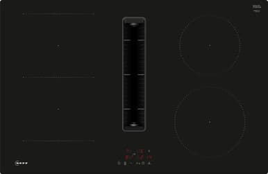 Neff N 50 Induction hob with integrated ventilation system 80cm - Black | V58NBS1L0