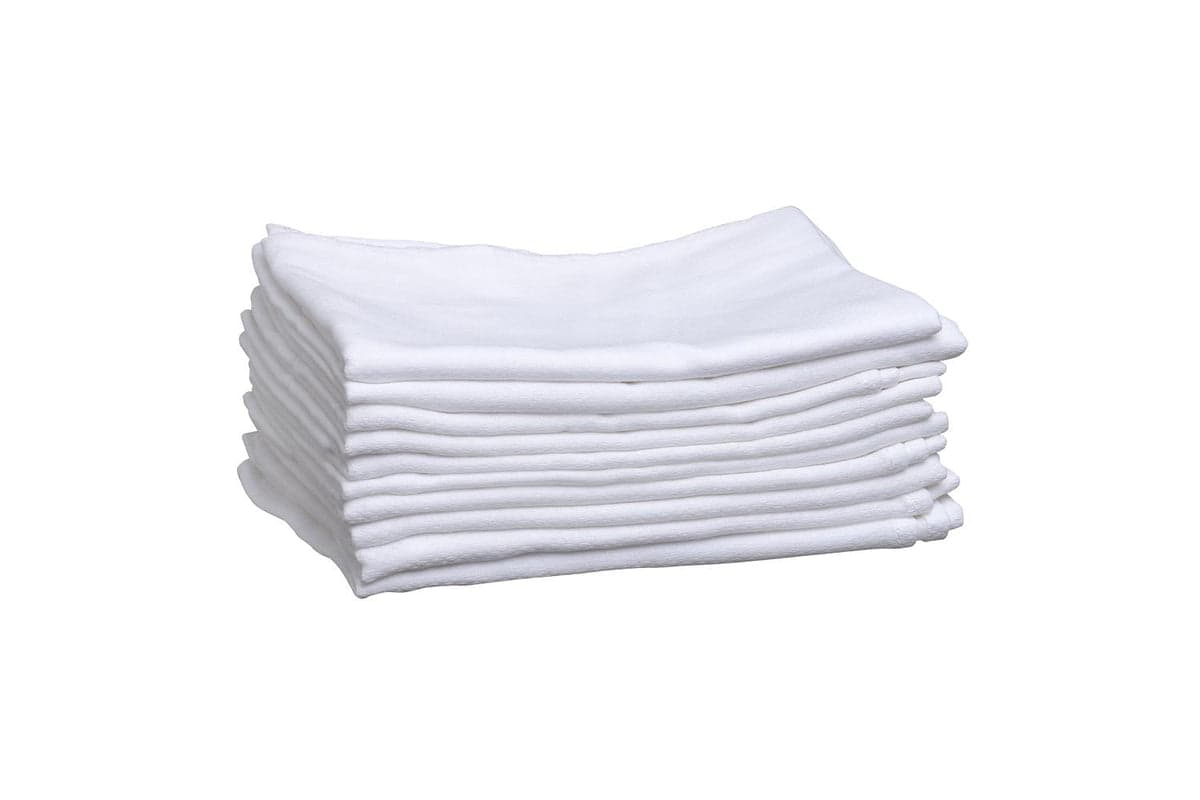 Mininor Muslin Cloth | White |10 Pieces