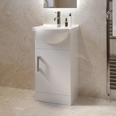 Classic 455mm Freestanding Cloakroom Vanity Unit