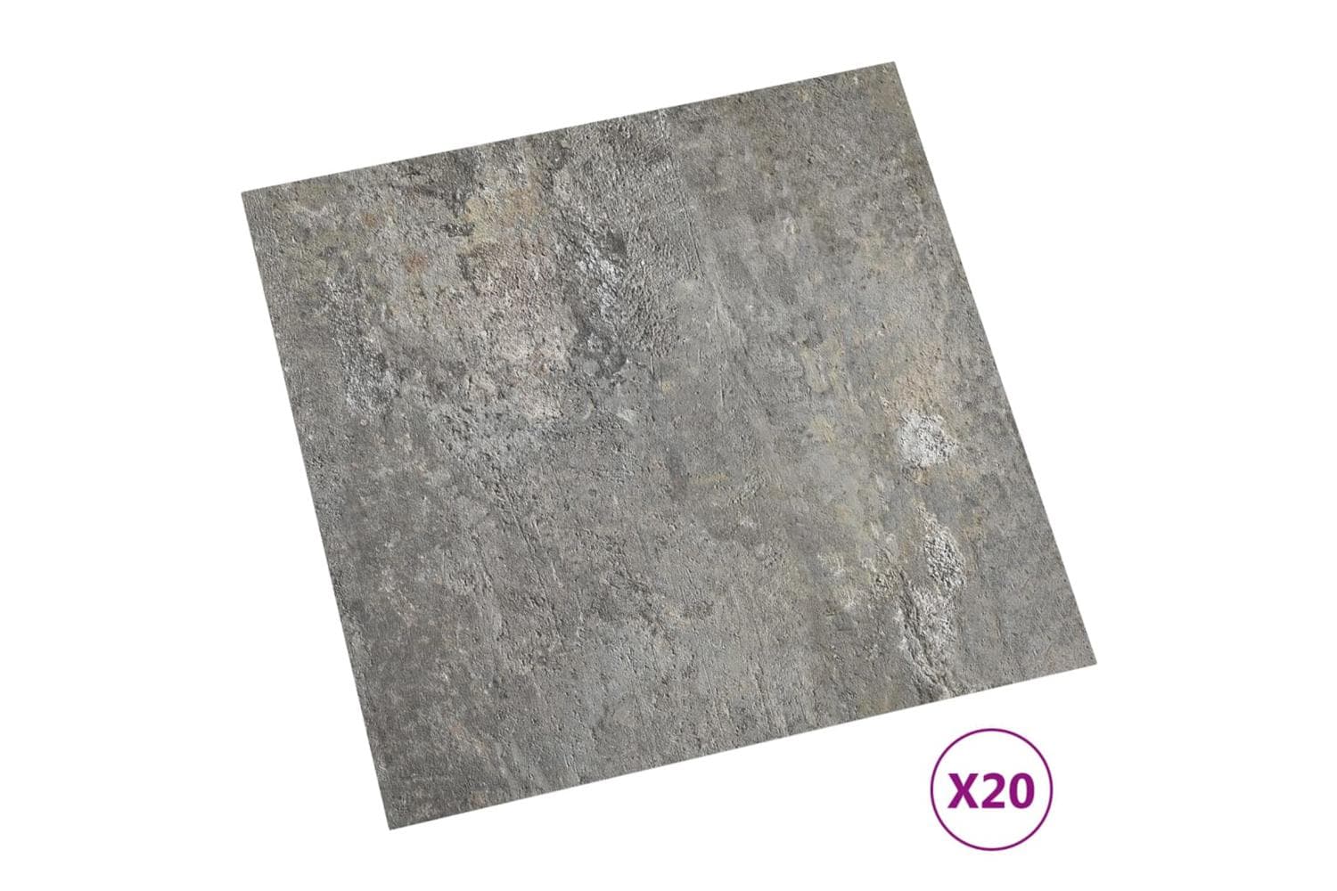 Vidaxl Self-adhesive Flooring Planks 20 Pcs Pvc 1.86 Sq M Grey