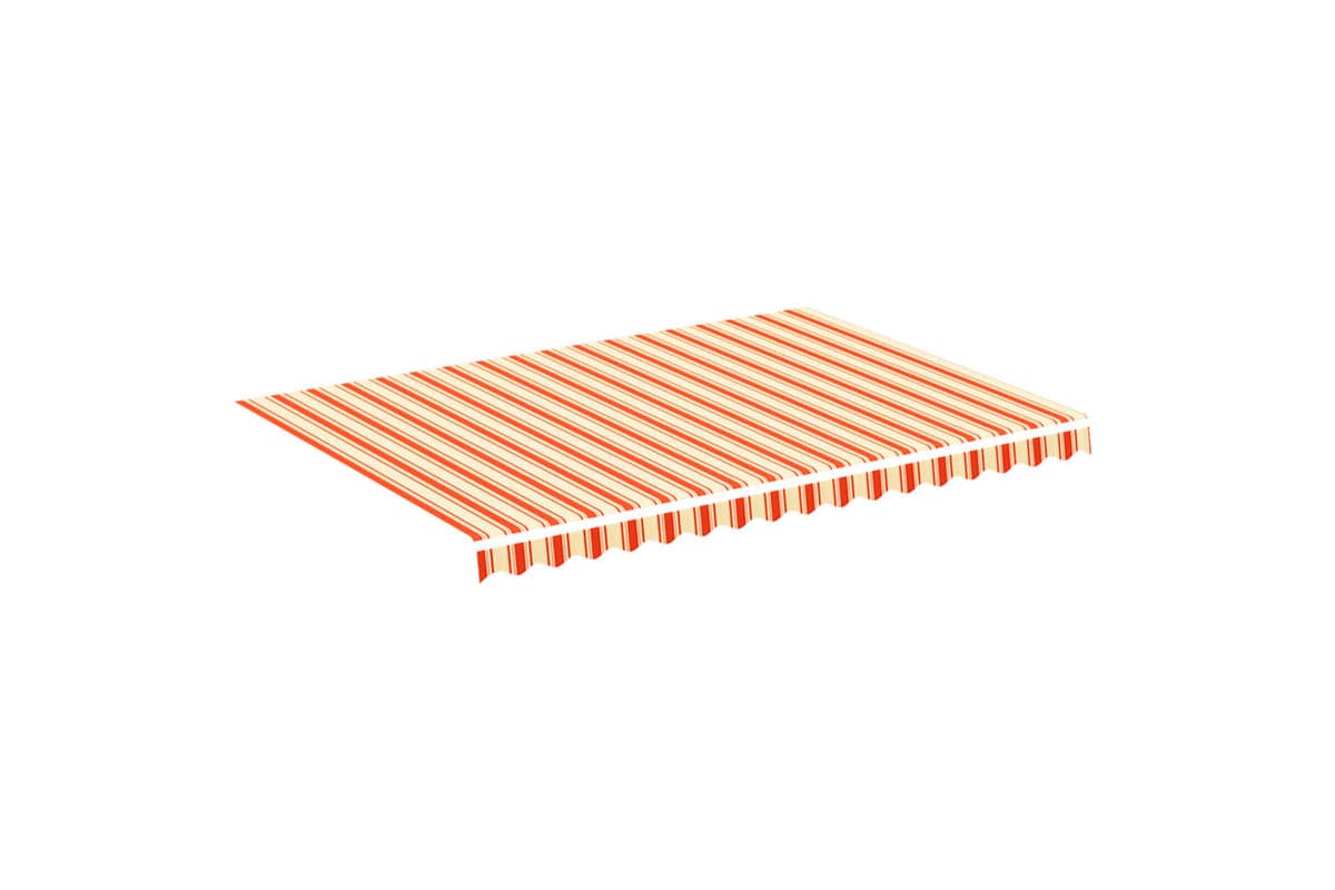 Vidaxl 312016 Replacement Fabric For Awning Yellow And Orange 3.5x2.5 M