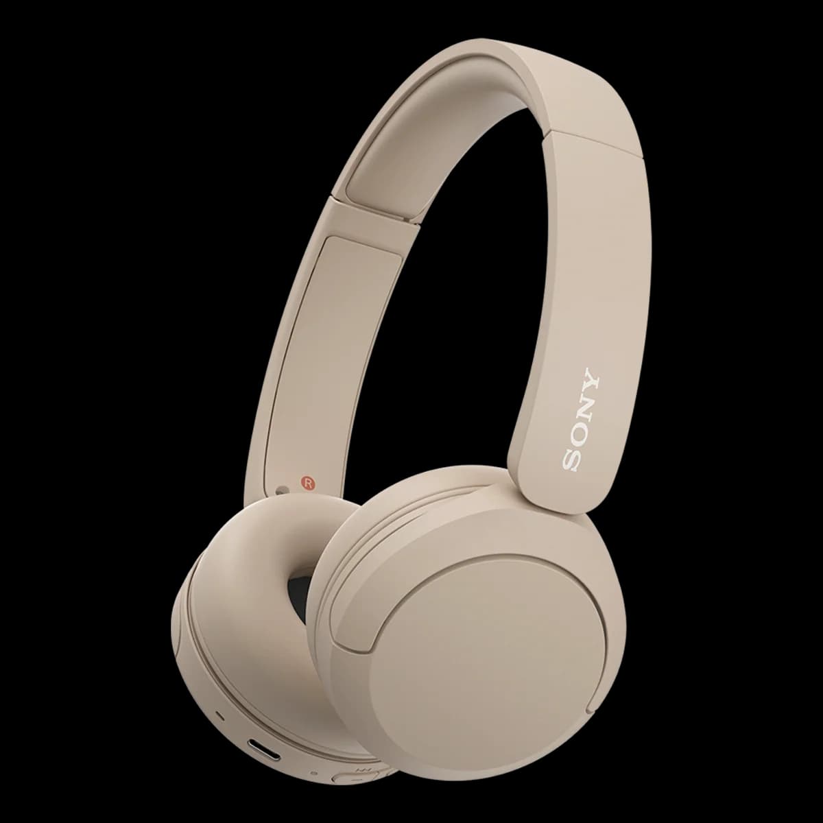 Sony WH-CH520 Wireless On-Ear Headphones - Beige | WHCH520C.CE7