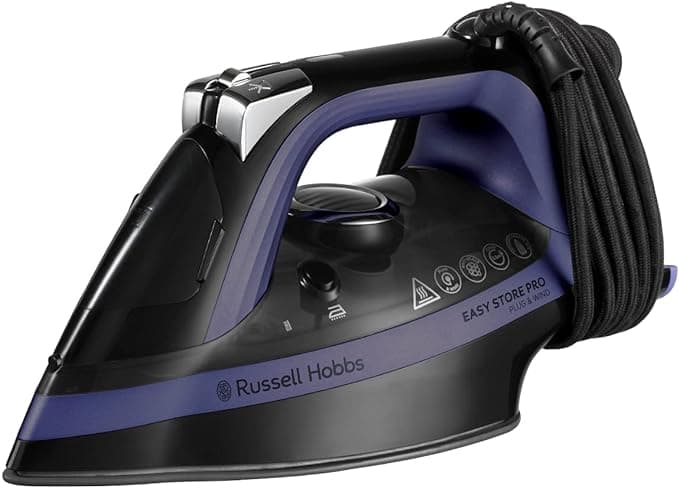 Russell Hobbs Easy Store Pro Plug & Wind Iron | 2400w | Black | 26731