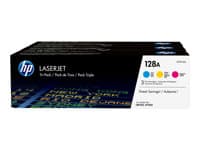 HP - 128A - 3-pack - yellow, cyan, magenta - original - LaserJet - toner cartridge (CF371AM)