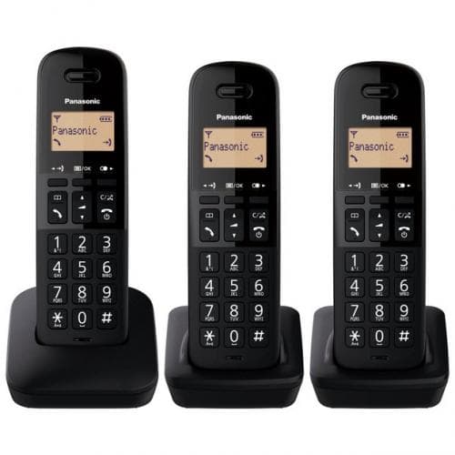 PANASONIC CORDLESS TRIPLE PACK HOME DECT PHONE