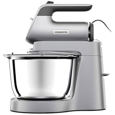 Kenwood HMP54 Chefette Stand Mixer – 650W Food Mixer with 3.5L Rotating Bowl 5 Speeds Turbo Function & Hand Mixer Silver