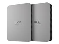 LACIE - Mobile Drive STLR4000400 - Apple Exclusive - hard drive - encrypted - 4 TB - external (portable) - USB 3.2 Gen 1 (USB-C connector) - Self-Encrypting Drive (SED) - space grey - with 3 years Seagate Rescue Data Recovery