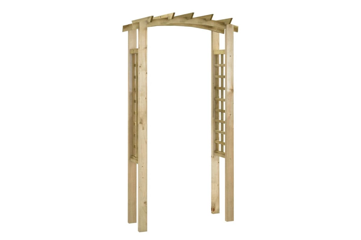 vidaXL 318560 Trellis Arch 110x60x210cm Impregnated Solid Wood Pine