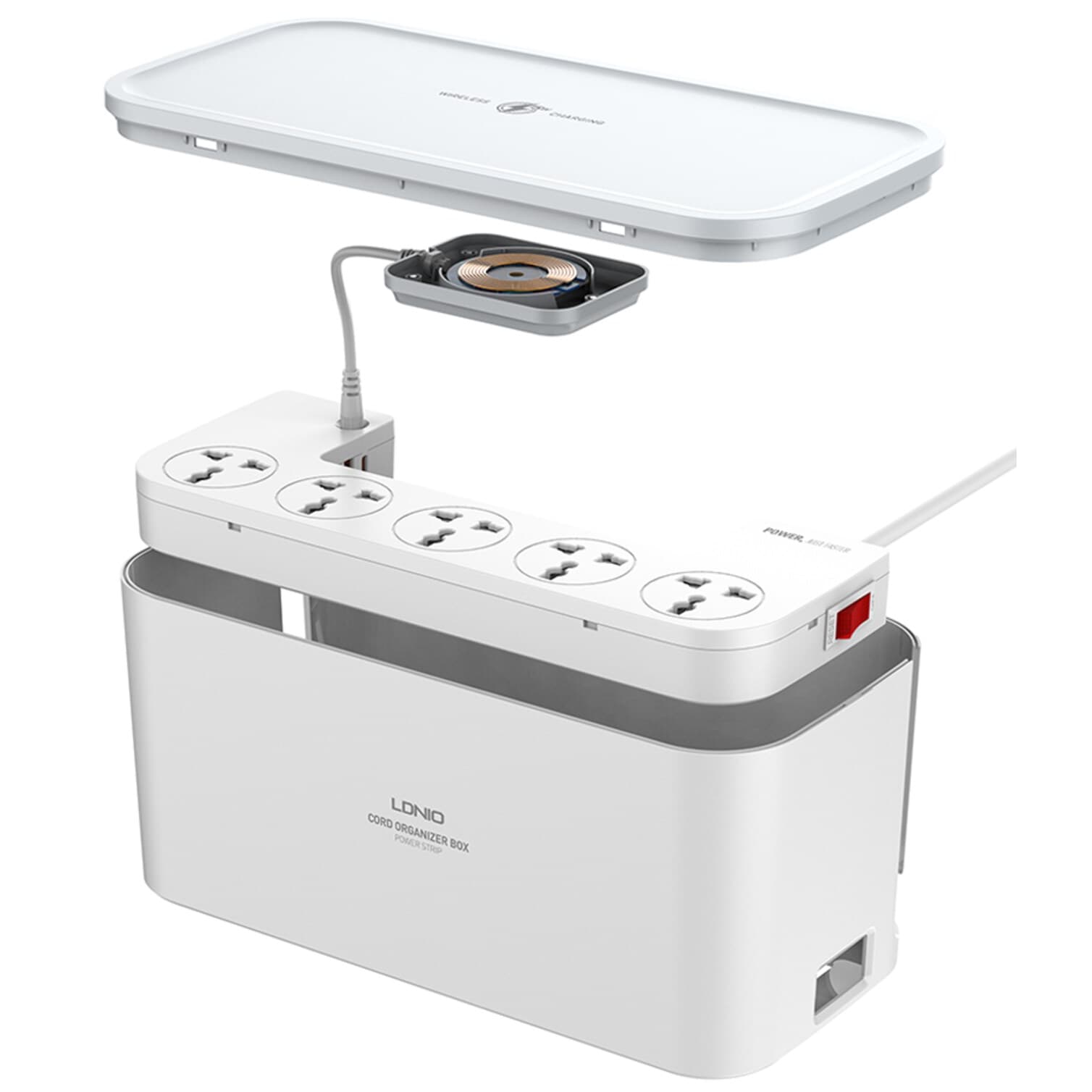 LDNIO 9 IN 1 POWER EXTENSION SOCKET
