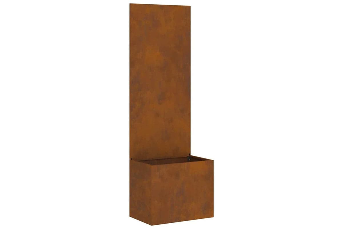 Garden Privacy Screen Rusty 50 X 140 Cm Weathering Steel