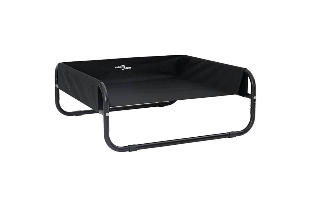 Dog Bed Black Ml Oxford Fabric And Steel