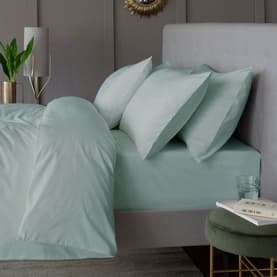 200 Thread Count 100% Cotton Duvet Set Duck Egg
