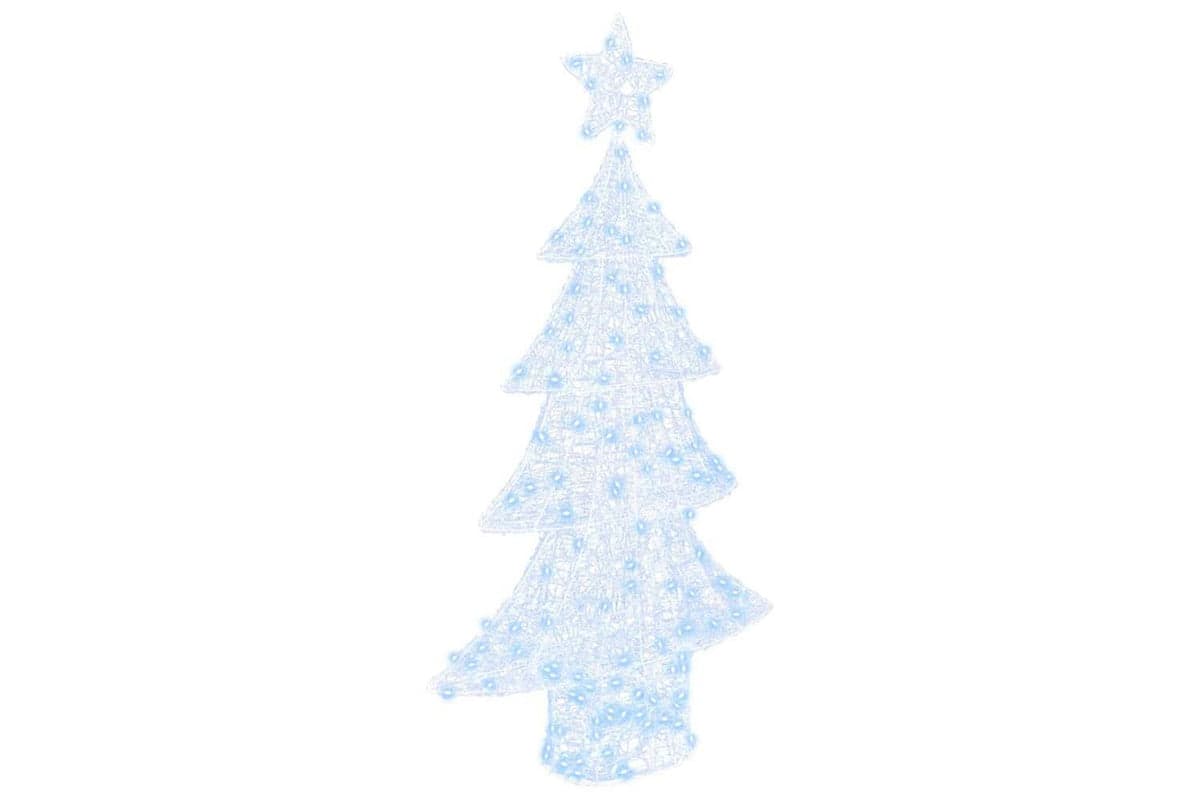 Vidaxl Christmas Tree With 160 Leds Cold White 150 Cm Acrylic