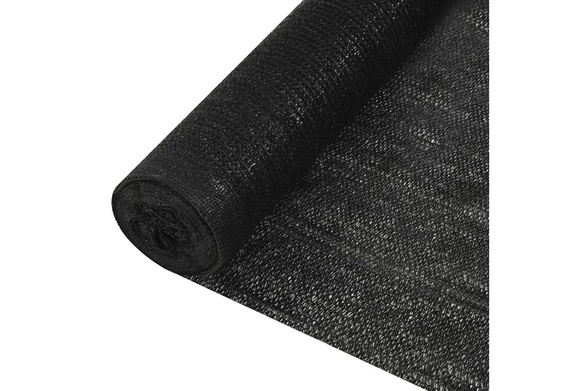 Vidaxl 149369 Privacy Net Black 3.6x25 M Hdpe