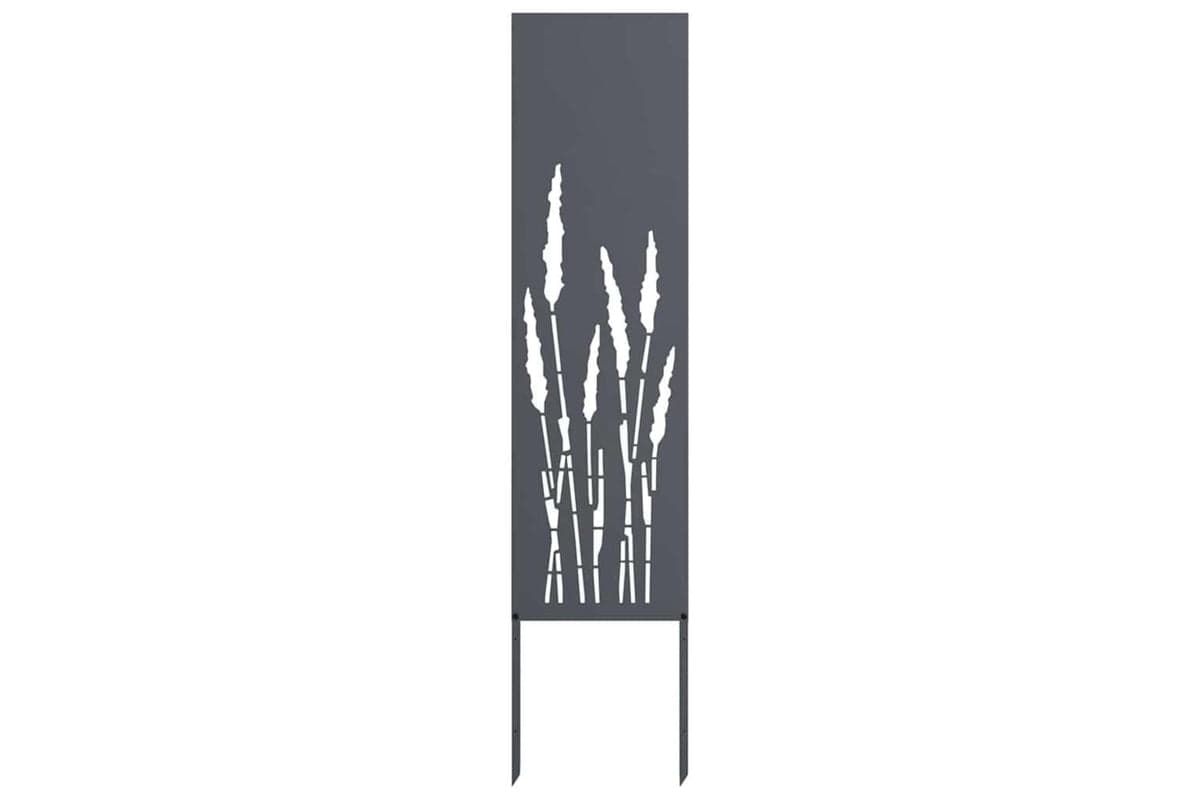 Garden Privacy Screen Anthracite 32 X140cm Cold-rolled Steel