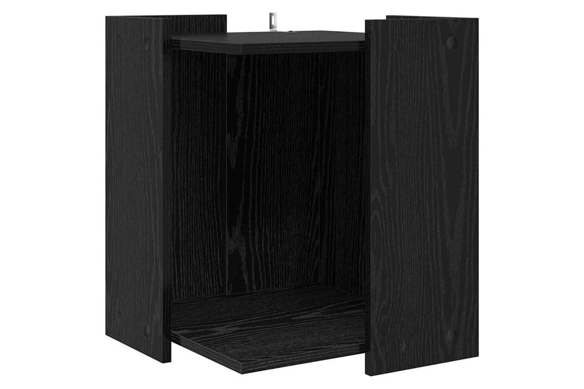 Cat Litter Box Enclosure Black Oak 42 X 42 X 51 Cm