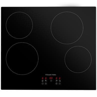 Refurbished Russell Hobbs 59cm 4 Zone Electric Hob with Touch Controls