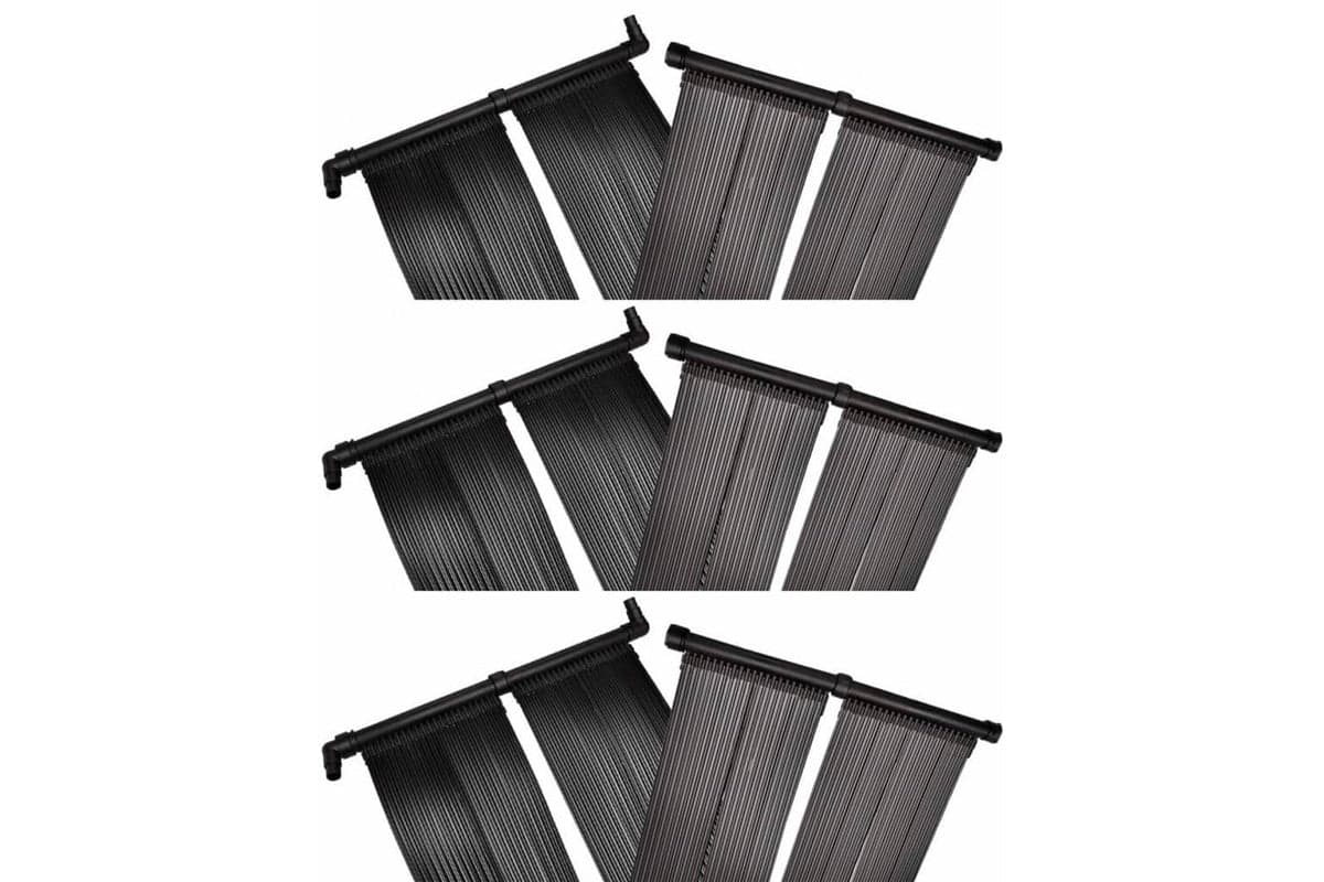 vidaXL 3079660 Solar Pool Heater Panel 6 Pcs 80x620cm