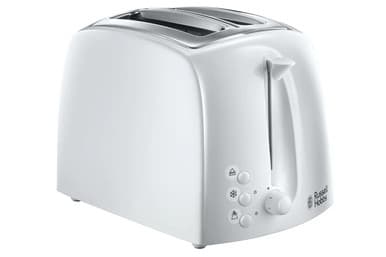 Russell Hobbs Textures Premium White 2 Slice Toaster | 21640