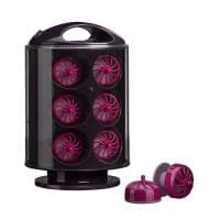 NOTE TO USERS - The 'ready to use' indicator is a small silicone dot which subtly changes colour as the unit heats up, it will not illuminate when the unit is turned on. Allow 3-5 minutes for your Curl Pods to heat up ready for use.