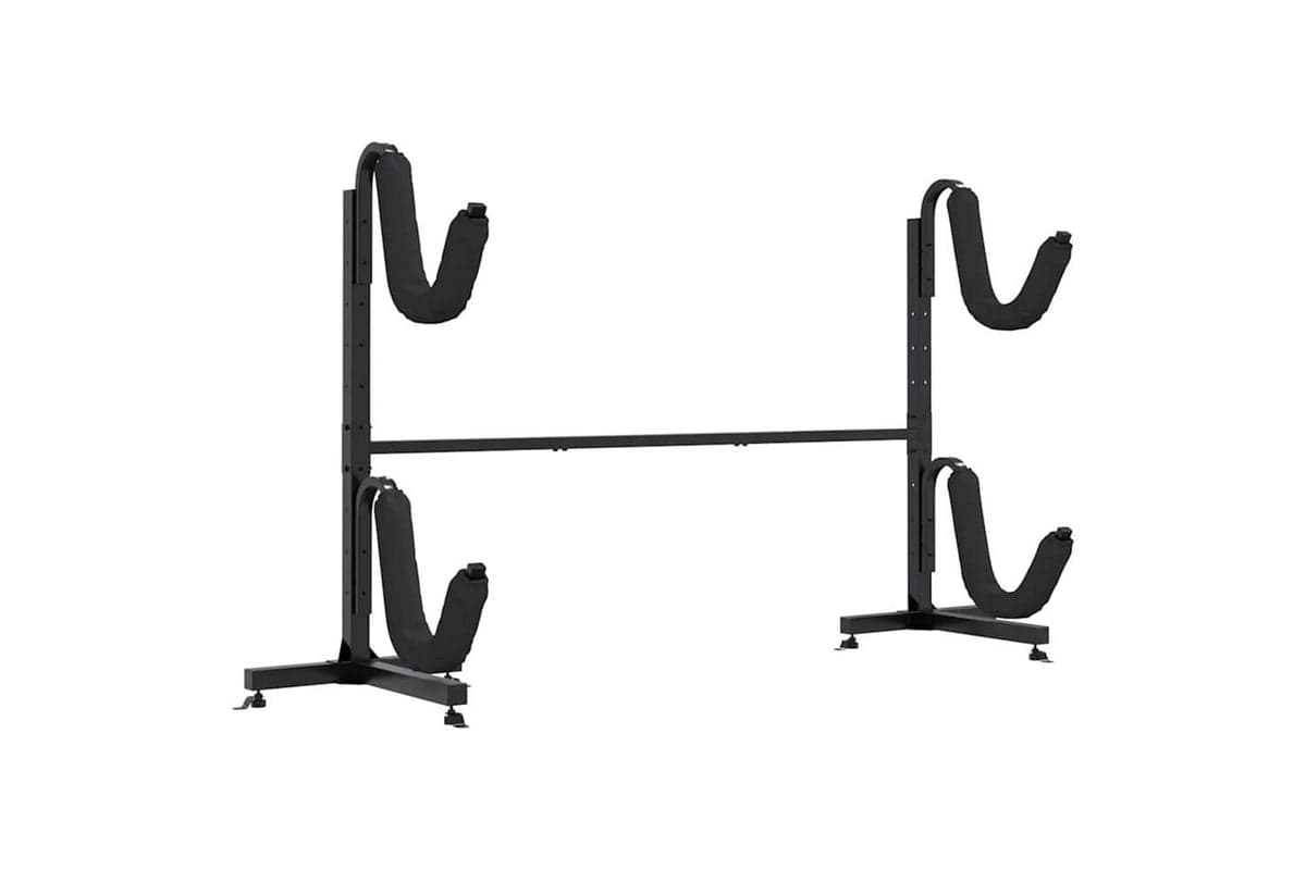 Vidaxl Kayak Storage Rack For 2 Kayakâ 250x57x127.5 Cmâ steel