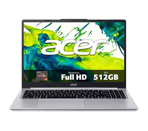 ACER Aspire Lite 15.6" Laptop - AMD Ryzen 5, 512 GB SSD, Silver