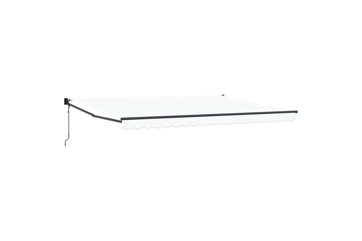 Vidaxl Awning Retractable White 45 X 3 M Polyester And Metal