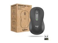 LOGITECH - Signature M650 L for Business - mouse - 2.4 GHz, Bluetooth - graphite