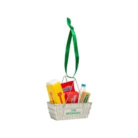 The Messages Basket Christmas Tree Decoration