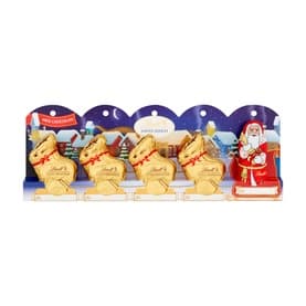 Five-Pack Milk Chocolate Santa Sleigh Set 50g