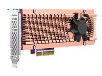 QNAP - QM2-2P-344 - Storage controller - M.2 - PCIe - low profile - PCIe 3.0 x4 - for QNAP QGD-1600