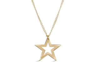 Luxenter Menik Necklace | Gold Plated With Star Shaped Pendant