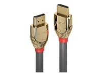 Lindy - Gold Line Standart with Ethernet - HDMI cable with Ethernet - 15 m