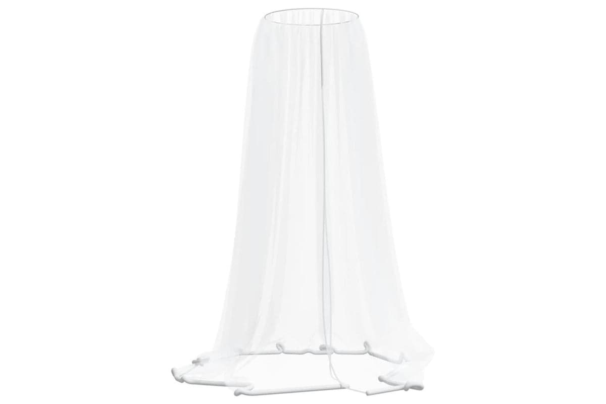 Vidaxl Mosquito Net For Umbrella 220 Mesh White Φ330x250 Cm