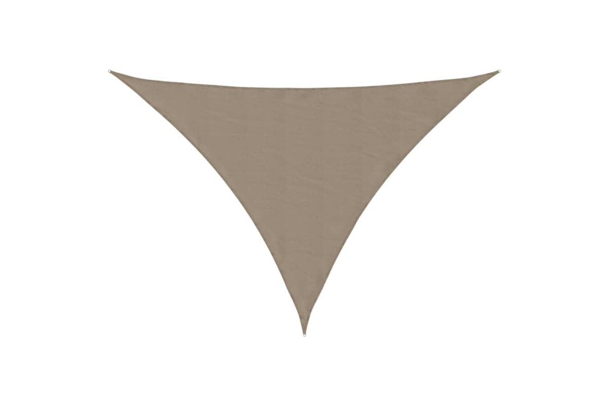Vidaxl 135456 Sunshade Sail Oxford Fabric Triangular 5x6x6 M Taupe