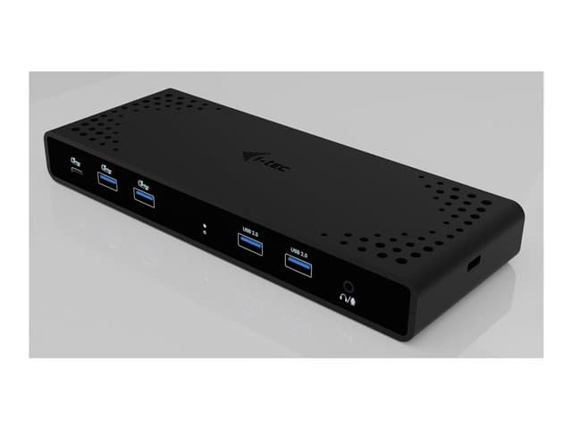 I-TEC - docking station - USB-C / USB4 / Thunderbolt 3 / Thunderbolt 4 - 2 x HDMI, 2 x DP++ - 1GbE