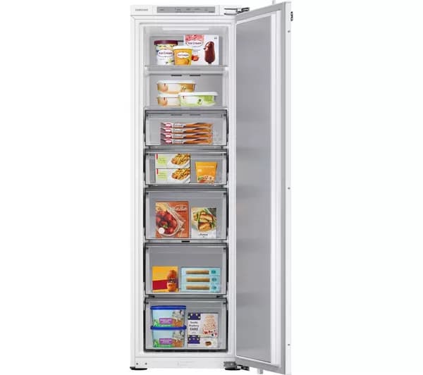 SAMSUNG SpaceMax BRZ22720EWW/EU Integrated Tall Freezer - Sliding Hinge