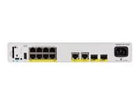 CISCO - Catalyst 9200CX - Network Essentials - switch - compact - L3 - Managed - 8 x 10/100/1000 (PoE+) + 2 x 1000Base-T + 2 x 10 Gigabit SFP+ (uplink) - rack-mountable - PoE+ (240 W)